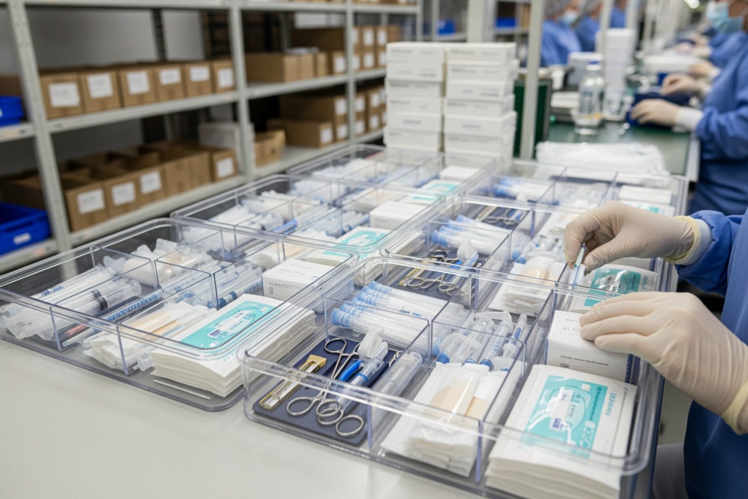 Medical device kitting