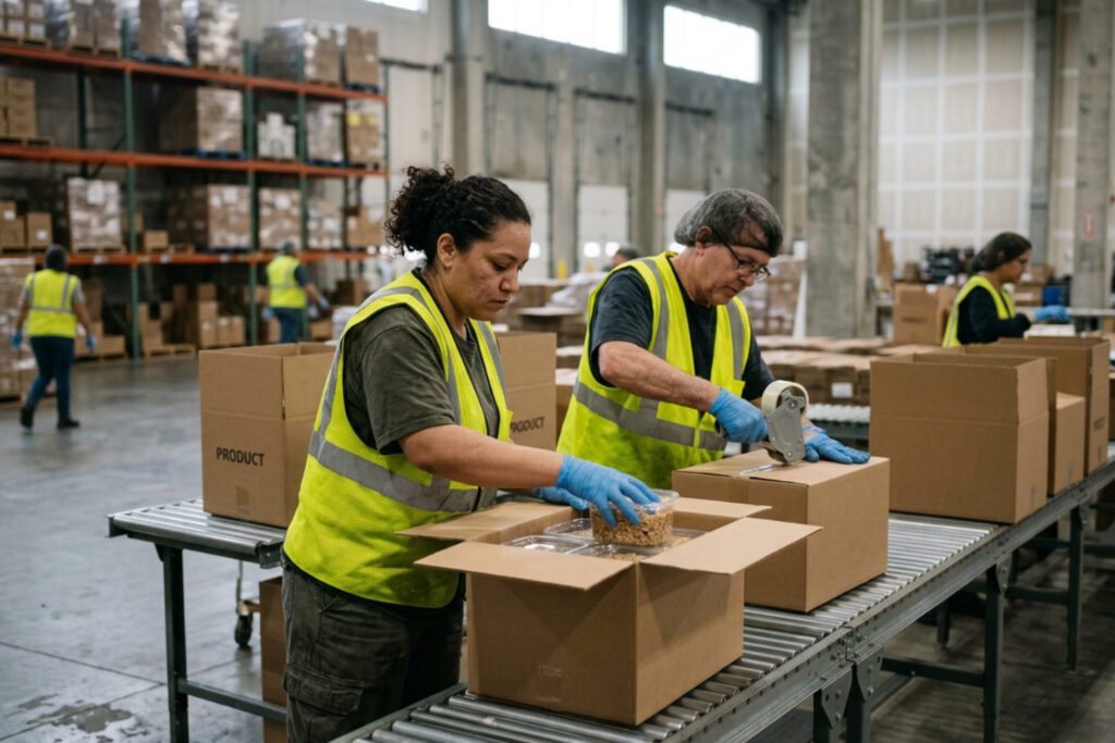 food contract packing