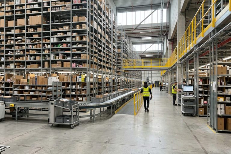 3pl omnichannel fulfillment warehouse automated fulfillment center organized shelving - 3pl omnichannel fulfillment